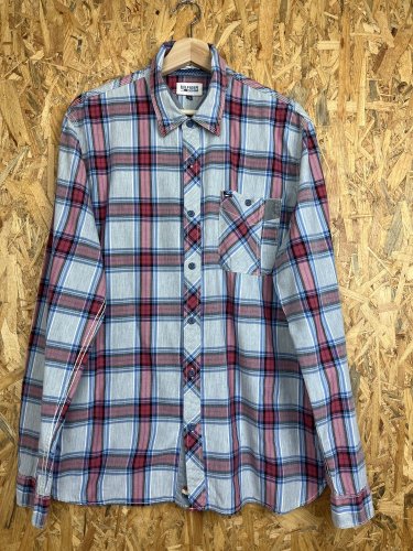 Kostkovaná košile Tommy Hilfiger 100 % bavlna