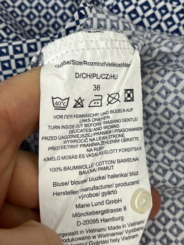 Bavlněná košile Marie Lund 100 % bavlna
