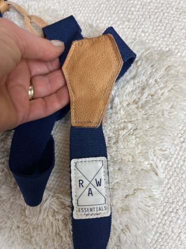 Námořní šle RAW s podílem kůže