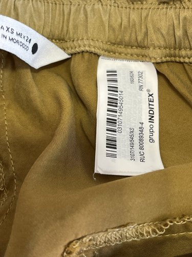 Široké kalhoty ZARA 66 % lyocel 34 % viskoza