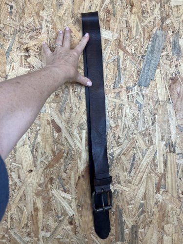 Kožený pásek H&M 100 % kůže