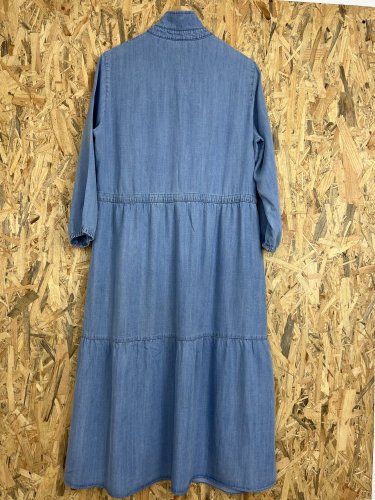 Riflové šaty Barbara Lebek 100 % bavlna