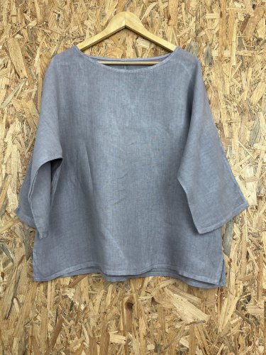 Oversize tunika Made in Italy 100 % len