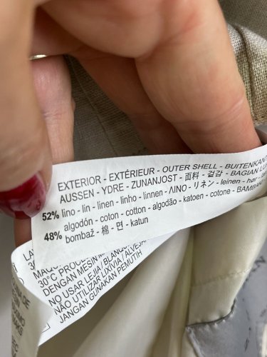 Pánská vesta ZARA 52 % len 48 % bavlna