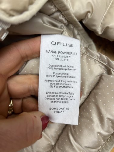 Zimní bunda OPUS 90 % kachní peří