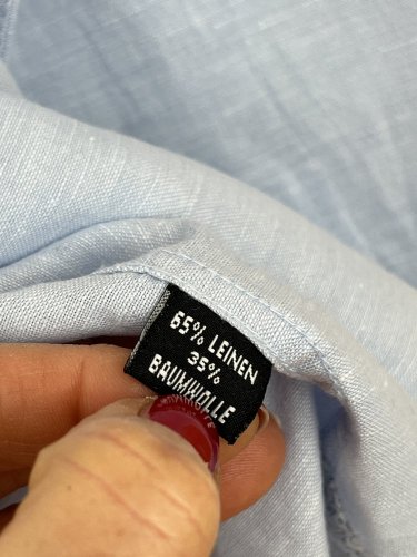 Pánská košile Warren & Parker 65 % len 35 % bavlna