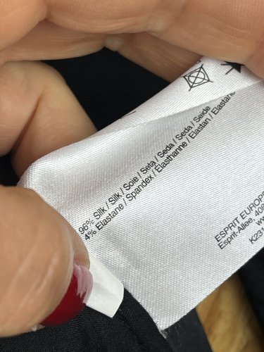 Hedvábná košile Esprit 96 % hedvábí