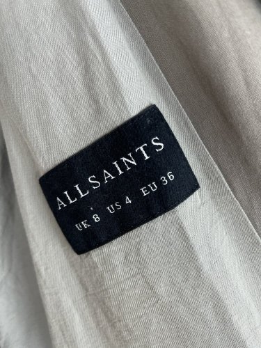 Prodloužené sako AllSaints 100 % lyocel