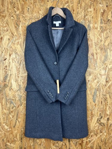 Vlněný kabát H&M 65 % vlna