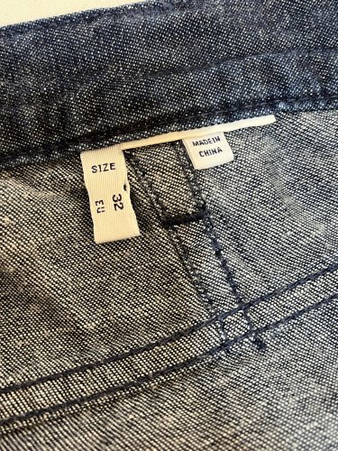 Pánské džíny Armani jeans s podílem lnu a bavlny