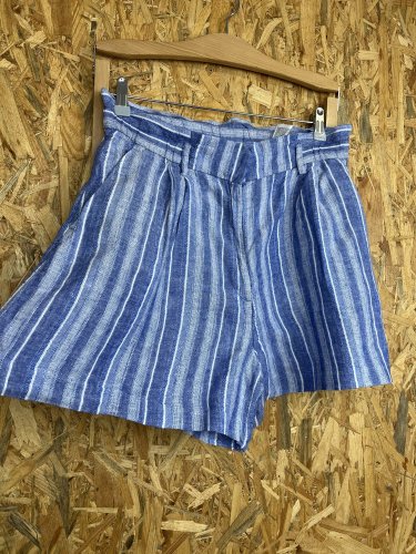 Lněné kraťasy H&M 95 % len
