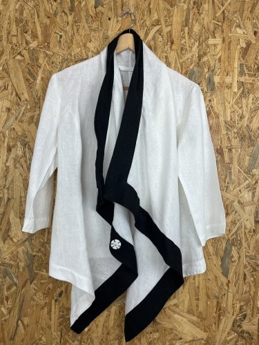 Lněné kimono Made in Italy 100 % len