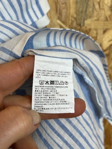 Oversize lněná tunika Iwie 100 % len
