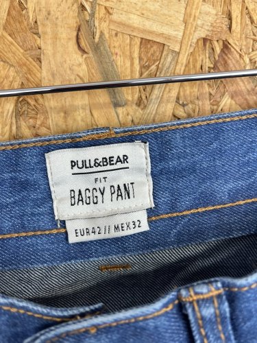 Baggy džíny PULL&BEAR s podílem bavlny a elastanu