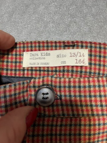 Dětské kalhoty ZARA 29 % viskoza 68 % poylester