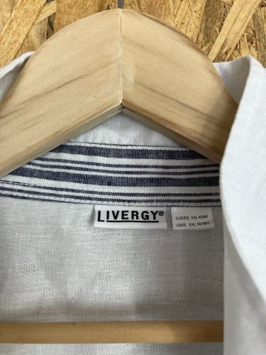 Pánská košile Livergy 55 % len 45 % bavlna
