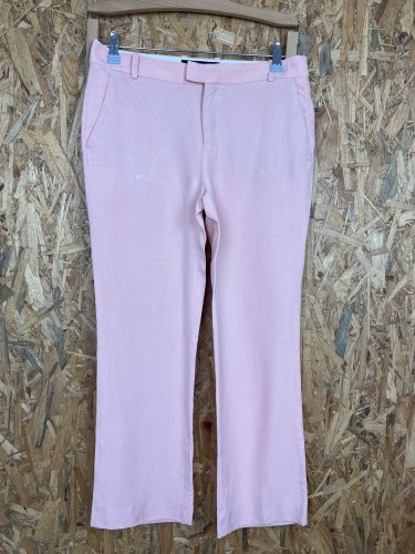 Přírodní kalhoty ZARA s podílem bavlny a lnu