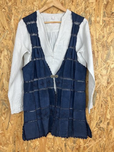 Námořní vesta Handmade 100 % kůže