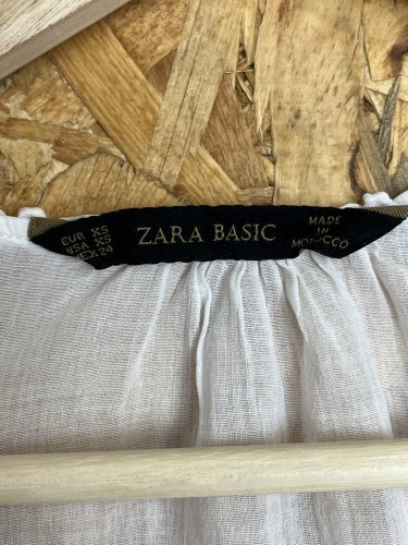 Přírodní tunika ZARA s podílem bavlny a lnu