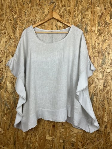 Oversize tunika Made in Italy 100 % len