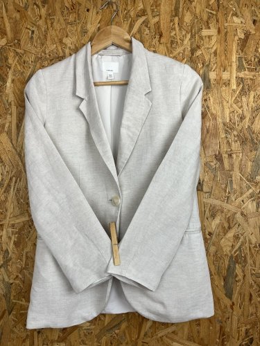 Lněné sako H&M 58 % viskoza 42 % len