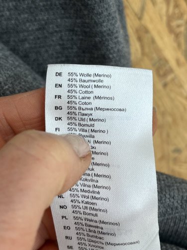 Oversize svetr Fynch Hatton 55 % merino vlna 45 % bavlna