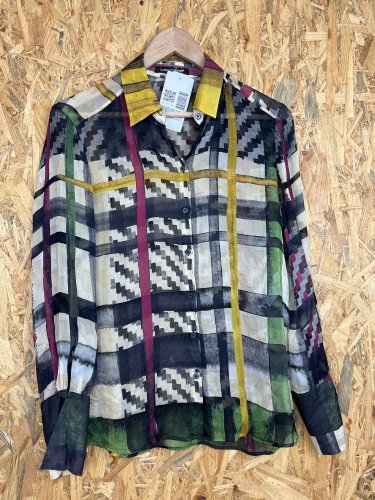 Hedvábná košile Luisa Cerano 100 % hedvábí