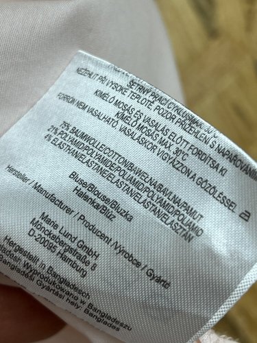 Bavlněná košile Marie Lund 75 % bavlna