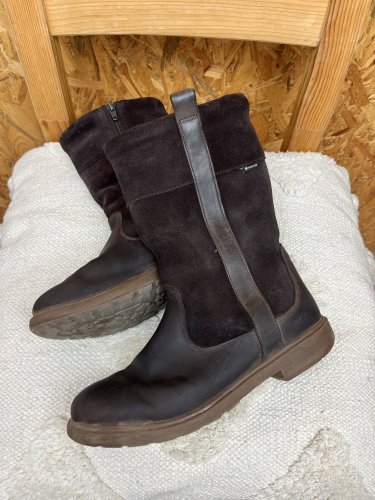 Dětské kožené boty Clarks 100 % kůže a 100 % goretex