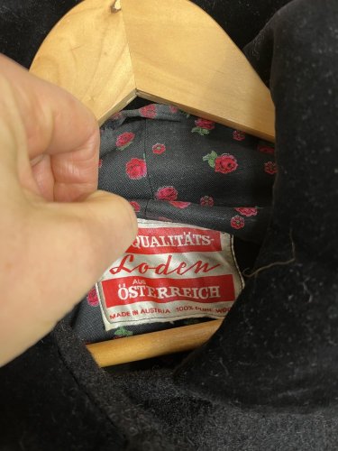 Luxusní pončo Loden 100 % vlna