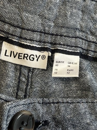 Přírodní kalhoty Livergy 55 % len 45 % bavlna