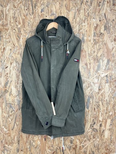 Pánská parka Tommy Hilfiger 80 % bavlna
