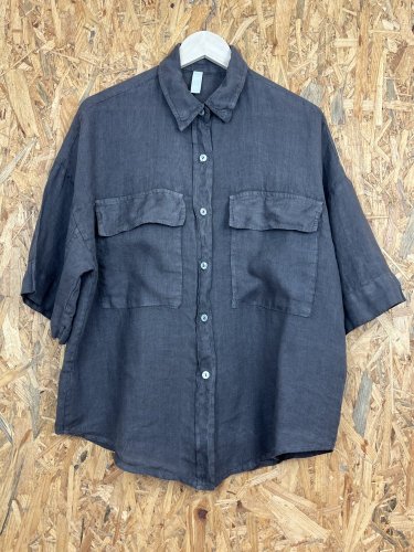 Oversize košile Made in Italy 100 % len