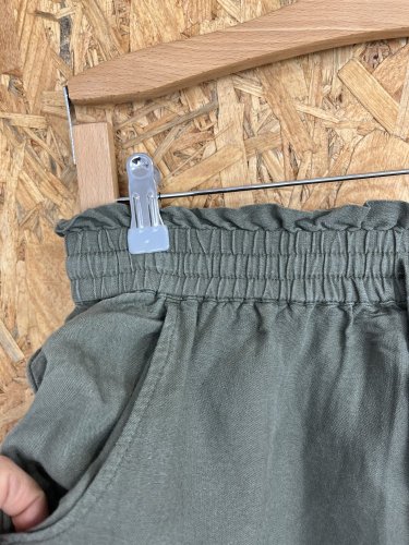 Široké kalhoty C&A 55 % len 45 % viskoza