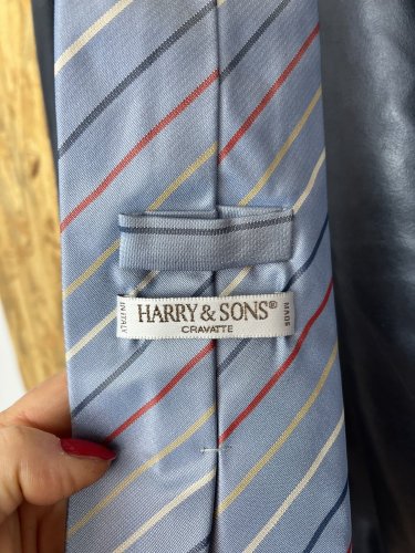 Hedvábná kravata Harry & Sons 100 % hedvábí