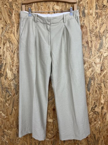 Široké kalhoty H&M s podílem lnu a viskozy