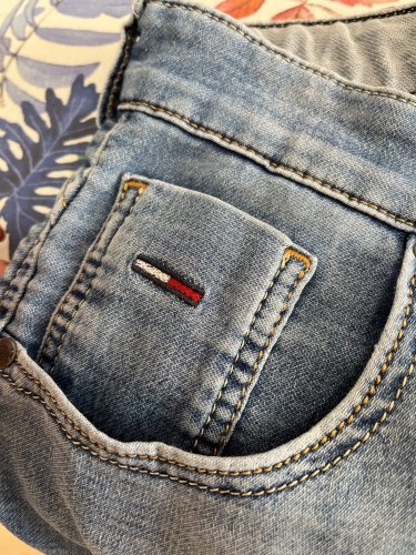 Riflové kraťasy Tommy Hilfiger 100 % bavlna