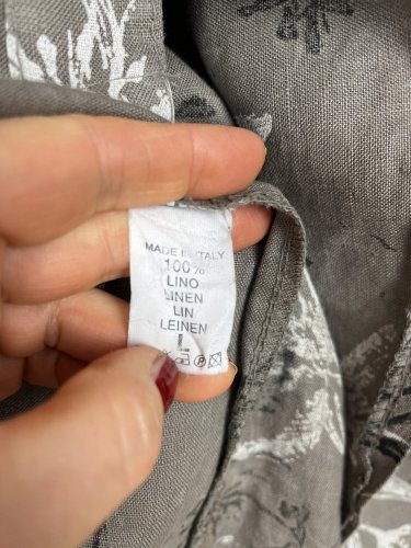 Oversize tunika Made in Italy 100 % len