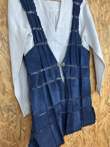 Námořní vesta Handmade 100 % kůže