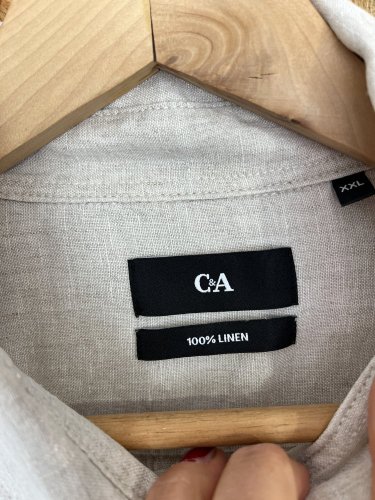 Pánská košile C&A 100 % len