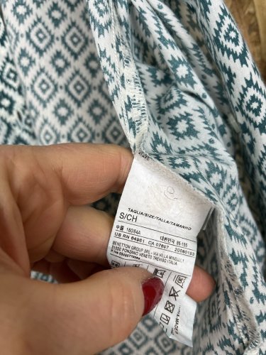Bavlněná košile Benetton 100 % bavlna
