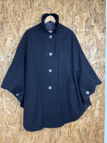 Luxusní pončo Loden 100 % vlna