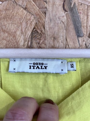 Lněná tunika Made in Italy 100 % len