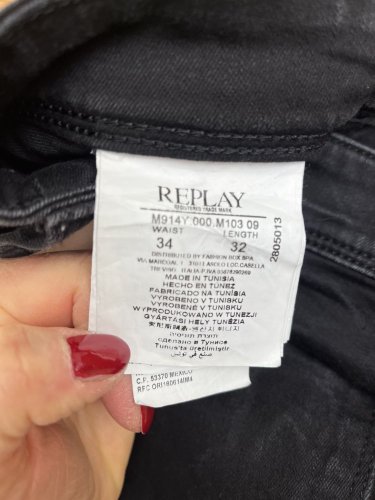 Pánské džíny Replay 98 % bavlna