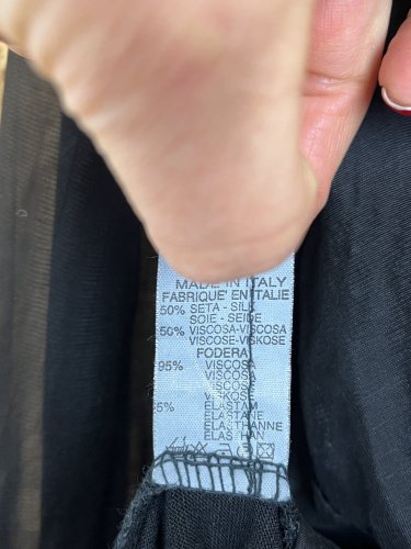 Tunika Made in Italy 50 % hedvábí 50 % viskoza