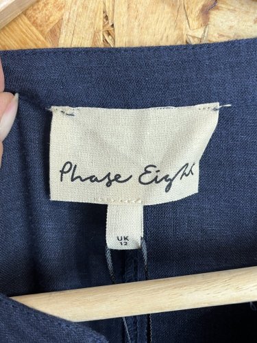 Námořní šaty Phase Eight 49 % len 51 % viskoza