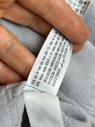 Lněná košile OYSHO 55 % len 45 % viskoza