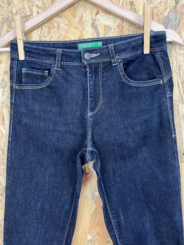 Skinny džíny Benetton s podílem bavlny a elastanu
