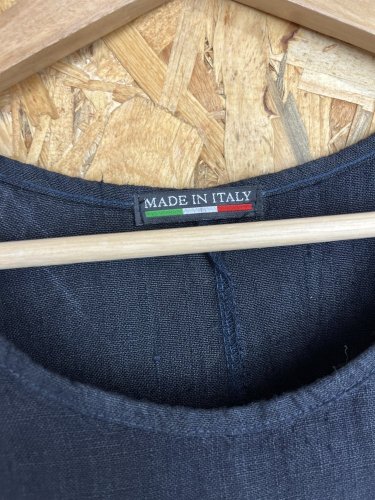 Lněné šaty Made in Italy 100 % len