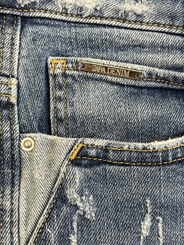 Pánské skinny džíny ZARA s podílem bavlny a elastanu